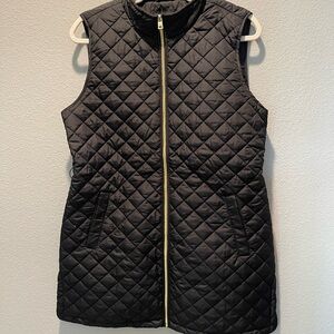 Marc New York Black Quilted Vest